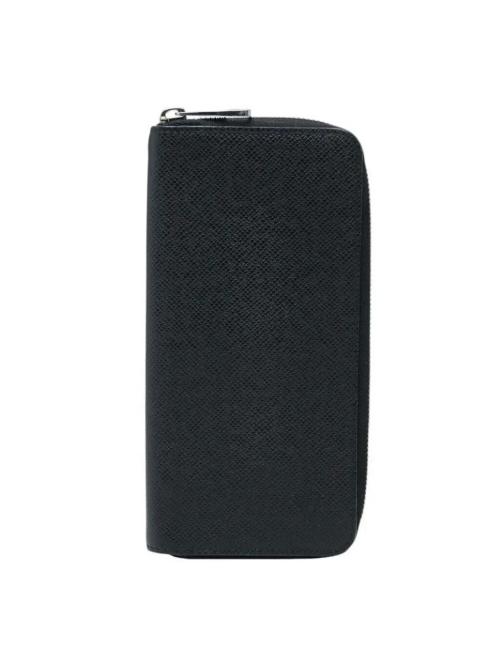 Louis Vuitton Taiga Zippy Wallet Vertical Noir Black Leather